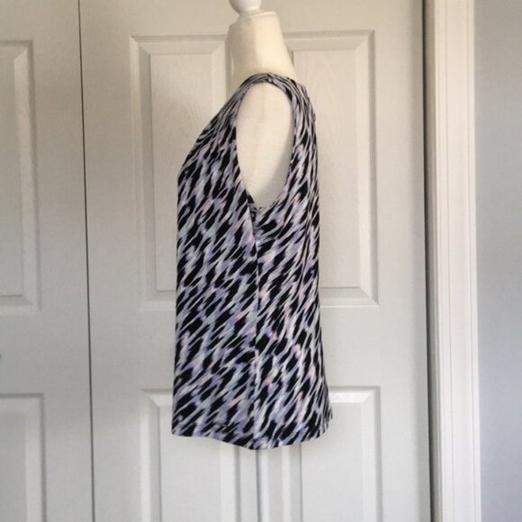 Worn Once! Calvin Klein Pleated Neck Top - Picture 5 of 11